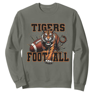 Bengal Tiger Football Sweatshirt Game Day Gift - Print Your Wear
