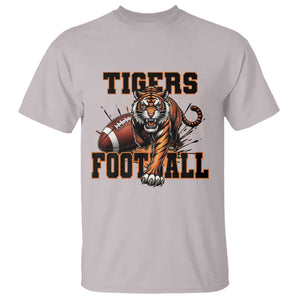 Bengal Tiger Football T Shirt Game Day Gift TS12 Ice Gray Print Your Wear
