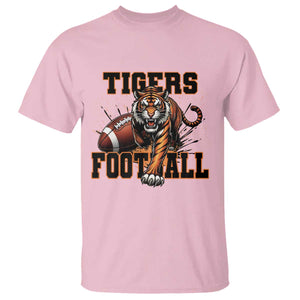 Bengal Tiger Football T Shirt Game Day Gift TS12 Light Pink Print Your Wear