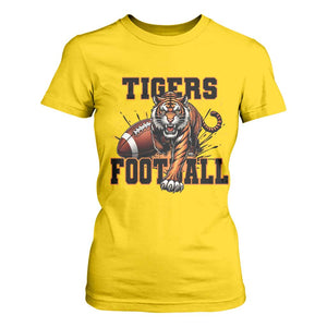 Bengal Tiger Football T Shirt For Women Game Day Gift TS12 Daisy Print Your Wear