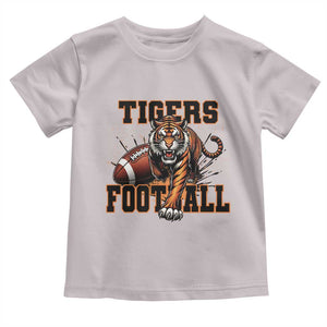 Bengal Tiger Football Toddler T Shirt Game Day Gift TS12 Ice Gray Print Your Wear