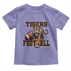 Bengal Tiger Football Toddler T Shirt Game Day Gift TS12 Violet Print Your Wear