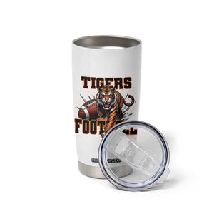 Bengal Tiger Football Tumbler Cup Game Day Gift - Print Your Wear