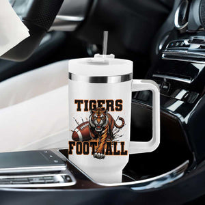 Bengal Tiger Football Tumbler With Handle Game Day Gift TS12 Print Your Wear