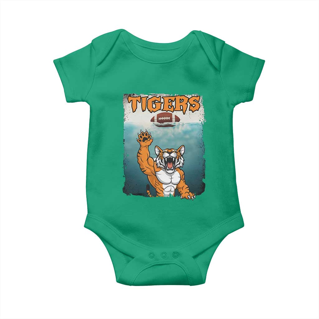 Bengal Tiger Football Baby Onesie Horror Parody Gift TS12 Irish Green Print Your Wear
