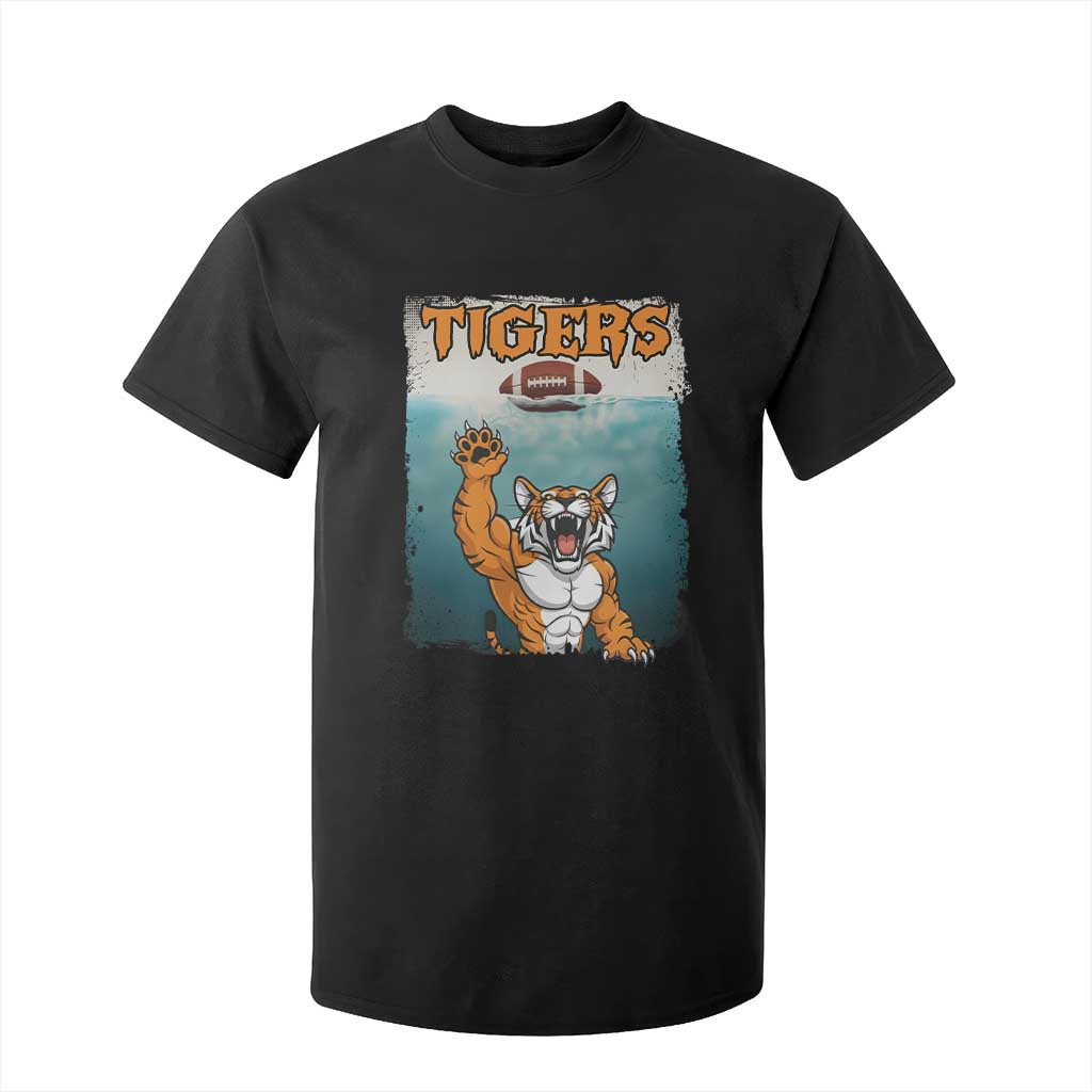 Bengal Tiger Football T Shirt For Kid Horror Parody Gift TS12 Black Print Your Wear