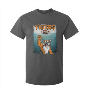 Bengal Tiger Football T Shirt For Kid Horror Parody Gift TS12 Dark Heather Print Your Wear