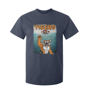 Bengal Tiger Football T Shirt For Kid Horror Parody Gift TS12 Navy Print Your Wear