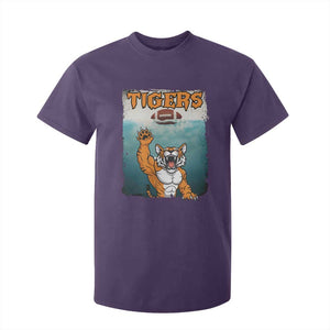 Bengal Tiger Football T Shirt For Kid Horror Parody Gift TS12 Purple Print Your Wear