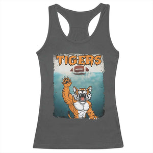 Bengal Tiger Football Racerback Tank Top Horror Parody Gift - Print Your Wear