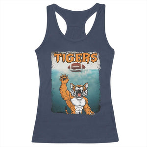 Bengal Tiger Football Racerback Tank Top Horror Parody Gift - Print Your Wear