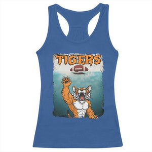 Bengal Tiger Football Racerback Tank Top Horror Parody Gift - Print Your Wear