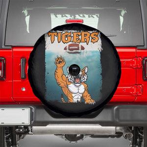 Bengal Tiger Football Spare Tire Cover Horror Parody Gift TS12 Black Print Your Wear