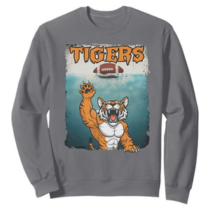 Bengal Tiger Football Sweatshirt Horror Parody Gift - Print Your Wear