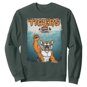 Bengal Tiger Football Sweatshirt Horror Parody Gift - Print Your Wear