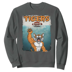 Bengal Tiger Football Sweatshirt Horror Parody Gift - Print Your Wear
