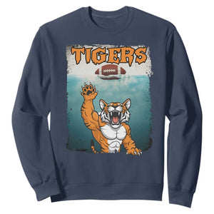 Bengal Tiger Football Sweatshirt Horror Parody Gift - Print Your Wear