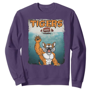 Bengal Tiger Football Sweatshirt Horror Parody Gift - Print Your Wear