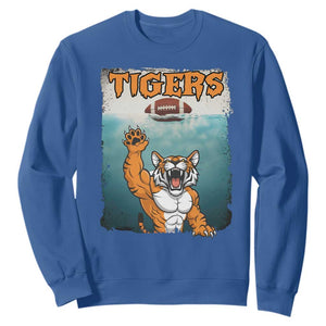 Bengal Tiger Football Sweatshirt Horror Parody Gift - Print Your Wear