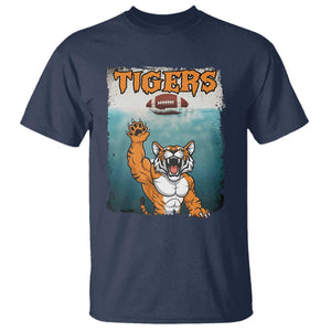 Bengal Tiger Football T Shirt Horror Parody Gift TS12 Navy Print Your Wear