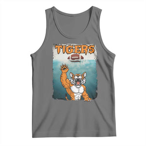 Bengal Tiger Football Tank Top Horror Parody Gift TS12 Black Heather Print Your Wear