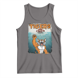 Bengal Tiger Football Tank Top Horror Parody Gift TS12 Deep Heather Print Your Wear