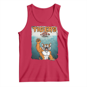Bengal Tiger Football Tank Top Horror Parody Gift TS12 Red Print Your Wear