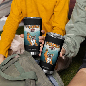 Bengal Tiger Football Tumbler Cup Horror Parody Gift - Print Your Wear