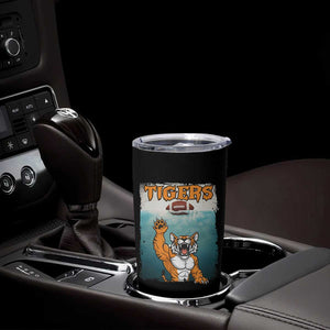 Bengal Tiger Football Tumbler Cup Horror Parody Gift - Print Your Wear