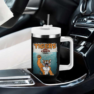 Bengal Tiger Football Tumbler With Handle Horror Parody Gift TS12 Print Your Wear