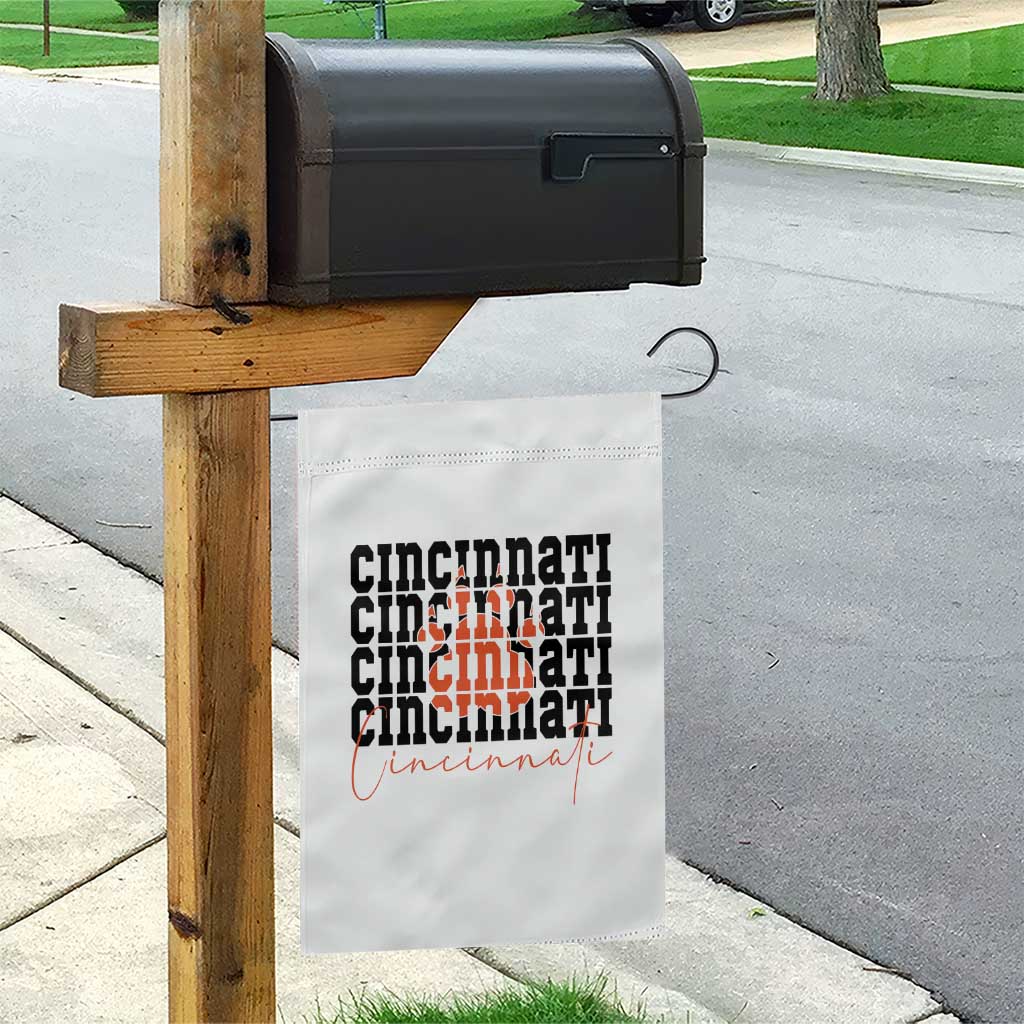 Cincinnati Tiger Paw Garden Flag Football Lover Gift TS12 Print Your Wear