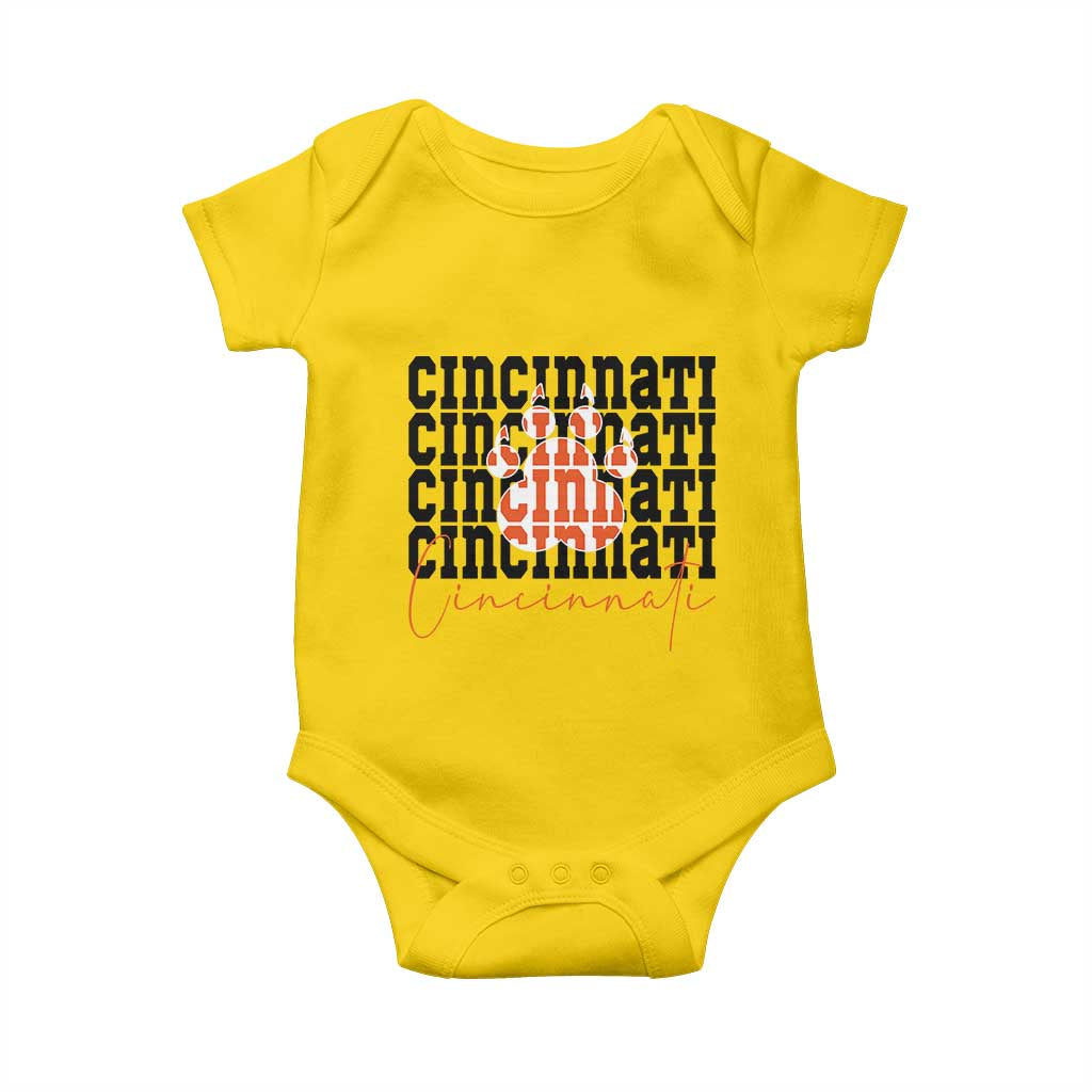 CF TGR Paw Football Lover Gift Baby Onesie TS12 Daisy Print Your Wear