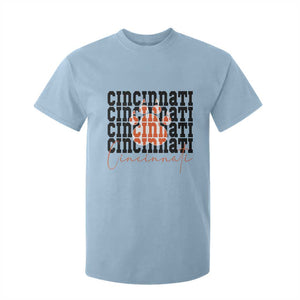 Cincinnati Tiger Paw T Shirt For Kid Football Lover Gift TS12 Light Blue Print Your Wear