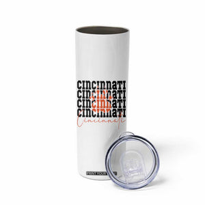 Cincinnati Tiger Paw Skinny Tumbler Football Lover Gift TS12 Print Your Wear