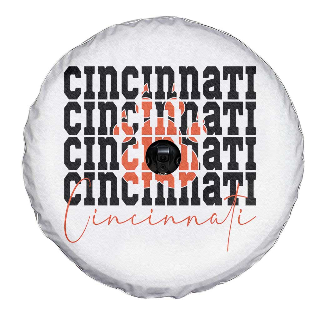 Cincinnati Tiger Paw Spare Tire Cover Football Lover Gift TS12 Print Your Wear