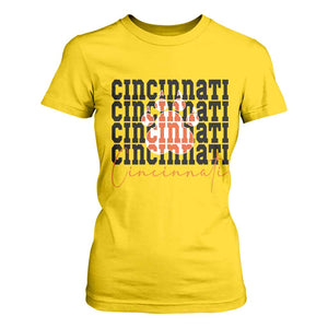 Cincinnati Tiger Paw T Shirt For Women Football Lover Gift TS12 Daisy Print Your Wear
