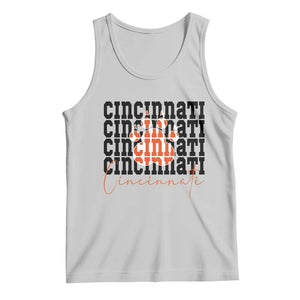 Cincinnati Tiger Paw Tank Top Football Lover Gift TS12 Ash Print Your Wear