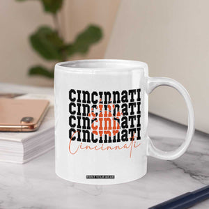 Cincinnati Tiger Paw Coffee Mug Football Lover Gift TS12 Print Your Wear