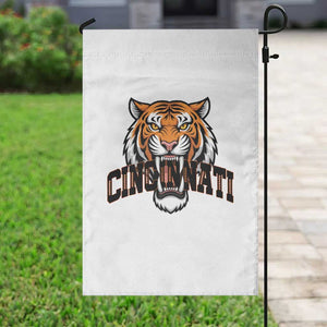 Roaring Cincinnati Tiger Football Garden Flag Game Day Fans Gift TS12 Print Your Wear