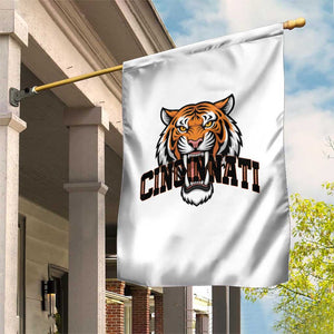 Roaring Cincinnati Tiger Football Garden Flag Game Day Fans Gift TS12 Print Your Wear