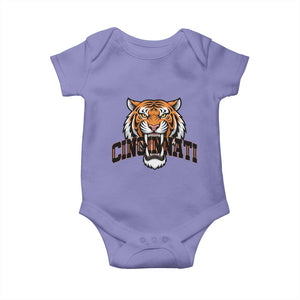 Roaring Cincinnati Tiger Football Baby Onesie Game Day Fans Gift TS12 Violet Print Your Wear