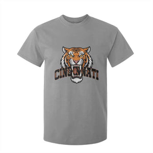 Roaring Cincinnati Tiger Football T Shirt For Kid Game Day Fans Gift TS12 Sport Gray Print Your Wear