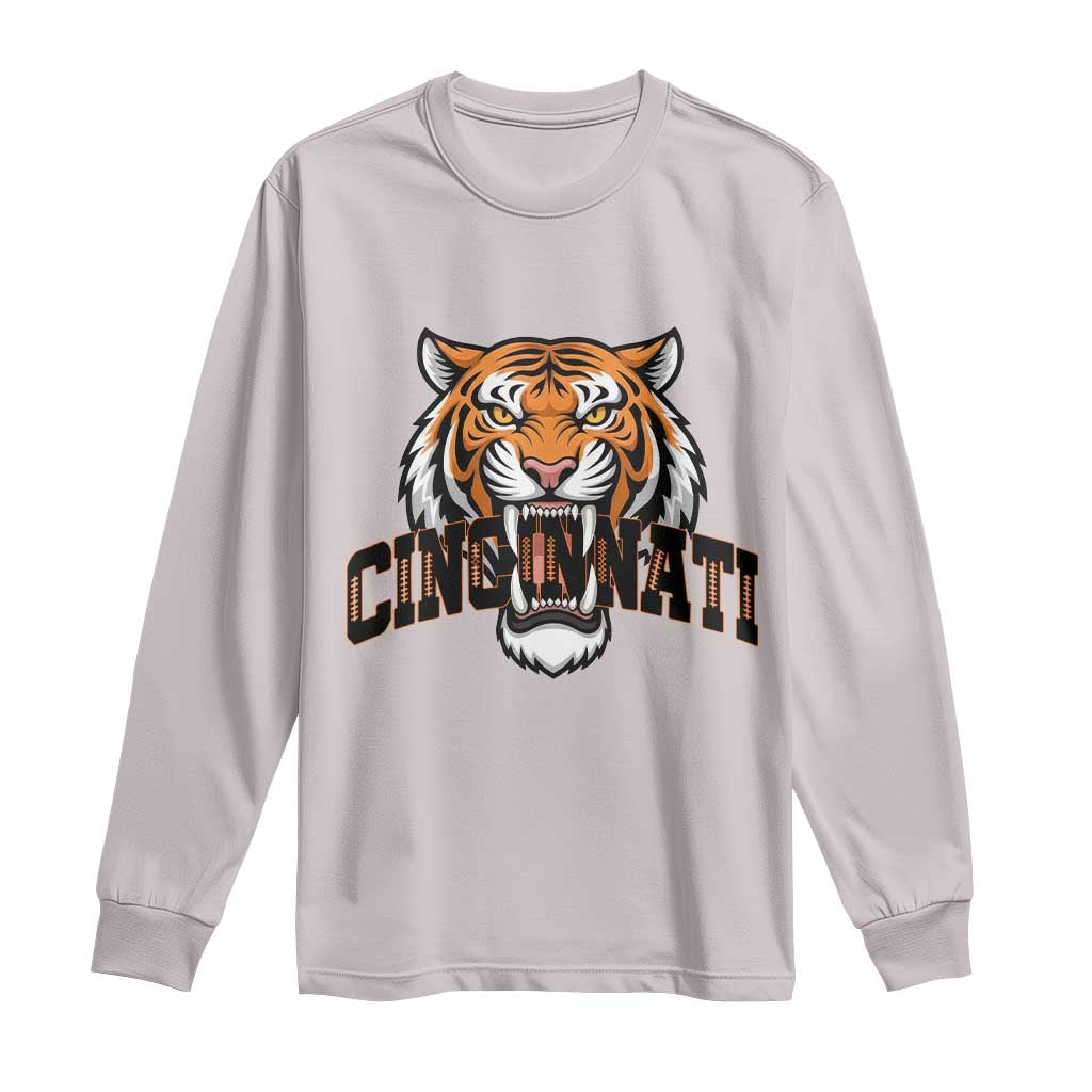 Roaring CFBT Game Day Fans Gift Long Sleeve Shirt TS12 Ice Gray Print Your Wear
