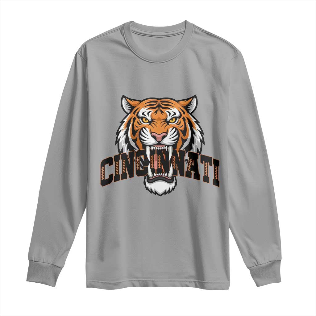 Roaring CFBT Game Day Fans Gift Long Sleeve Shirt TS12 Sport Gray Print Your Wear