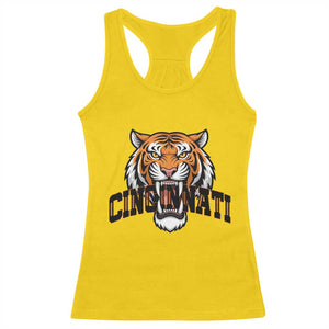 Roaring Cincinnati Tiger Football Racerback Tank Top Game Day Fans Gift - Print Your Wear