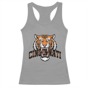 Roaring Cincinnati Tiger Football Racerback Tank Top Game Day Fans Gift - Print Your Wear