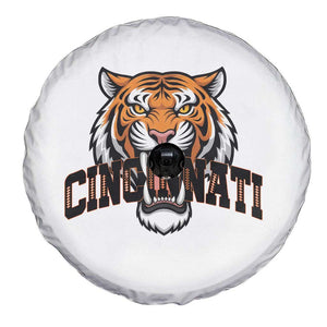 Roaring Cincinnati Tiger Football Spare Tire Cover Game Day Fans Gift TS12 Print Your Wear