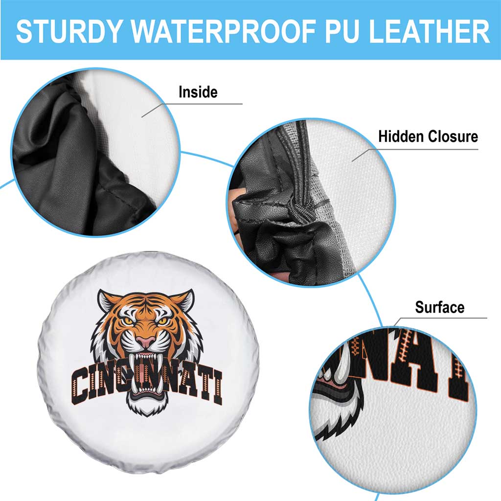 Roaring CFBT Game Day Fans Gift Spare Tire Cover TS12 Print Your Wear