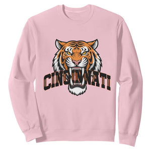 Roaring Cincinnati Tiger Football Sweatshirt Game Day Fans Gift - Print Your Wear
