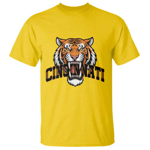 Roaring Cincinnati Tiger Football T Shirt Game Day Fans Gift TS12 Daisy Print Your Wear